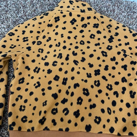 Leopard print madewell half zip - Picture 4 of 4